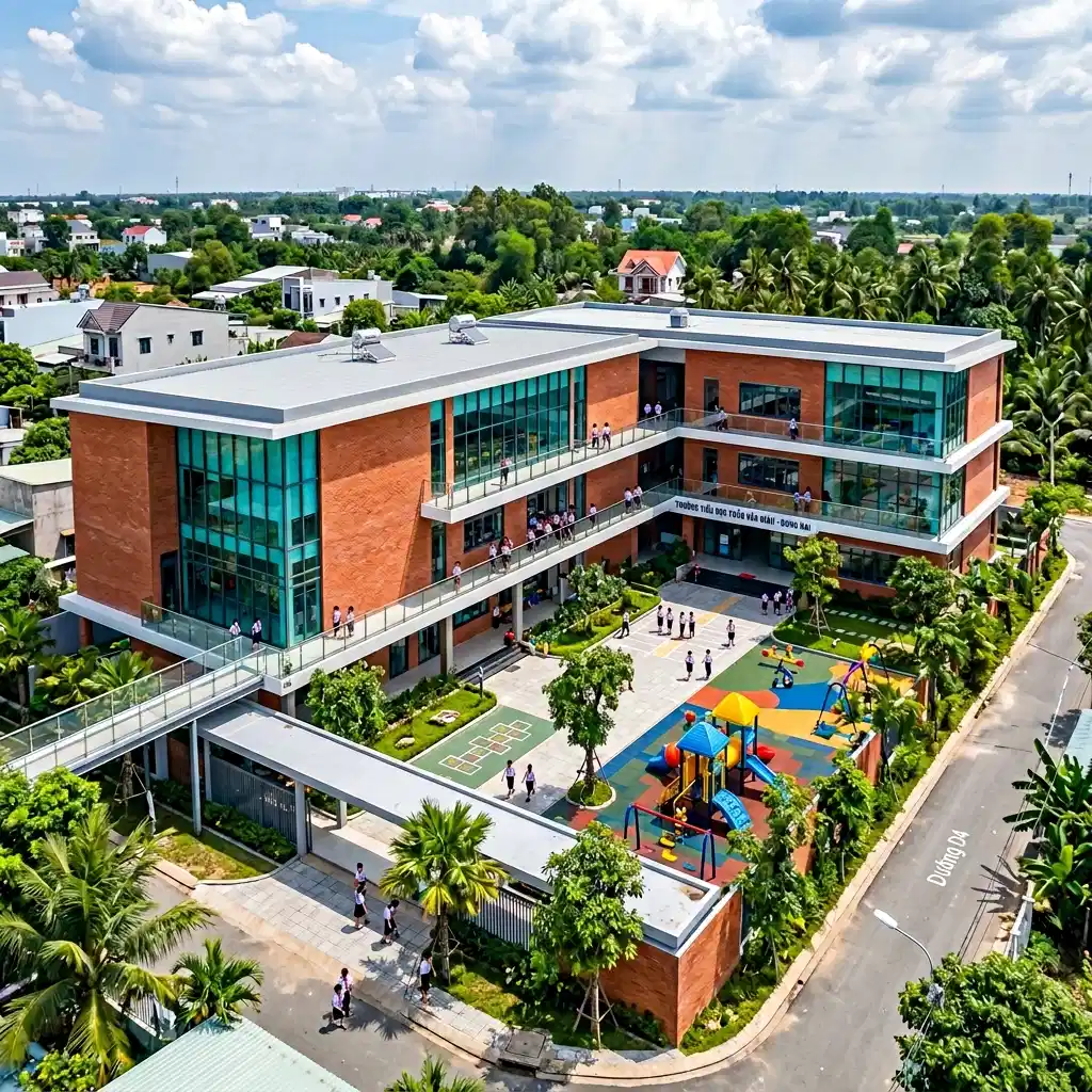 Tran Van Giau Primary School — Steel Structure Solution for an Educational Project